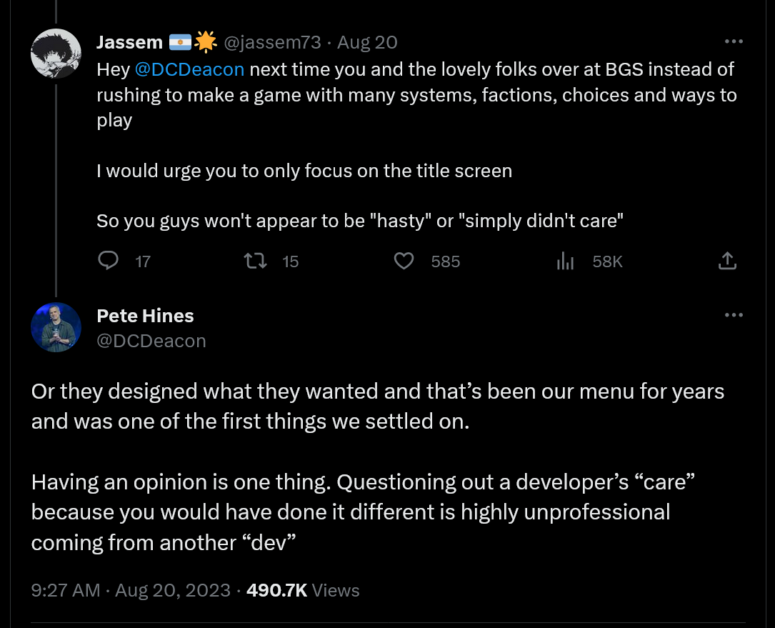 Или они разработали то, что хотели, и это было нашим меню в течение многих лет, и это было одним из первых, что мы выбрали.  Иметь мнение - это одно.  Вопрос 