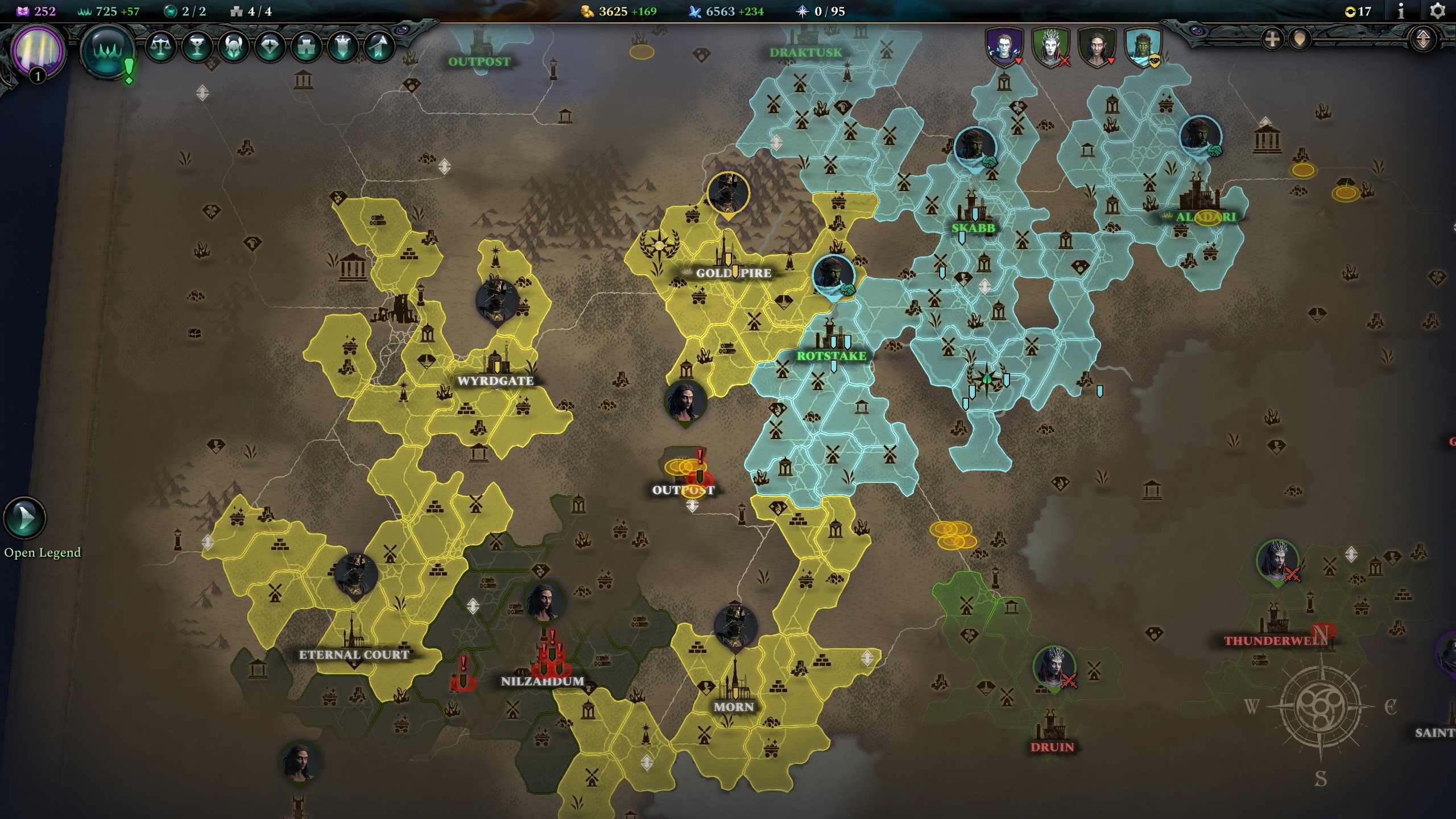Карта Age of Wonders 4