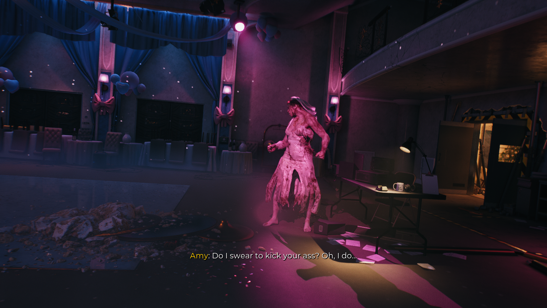 Гигантский зомби в свадебном платье в Dead Island 2.