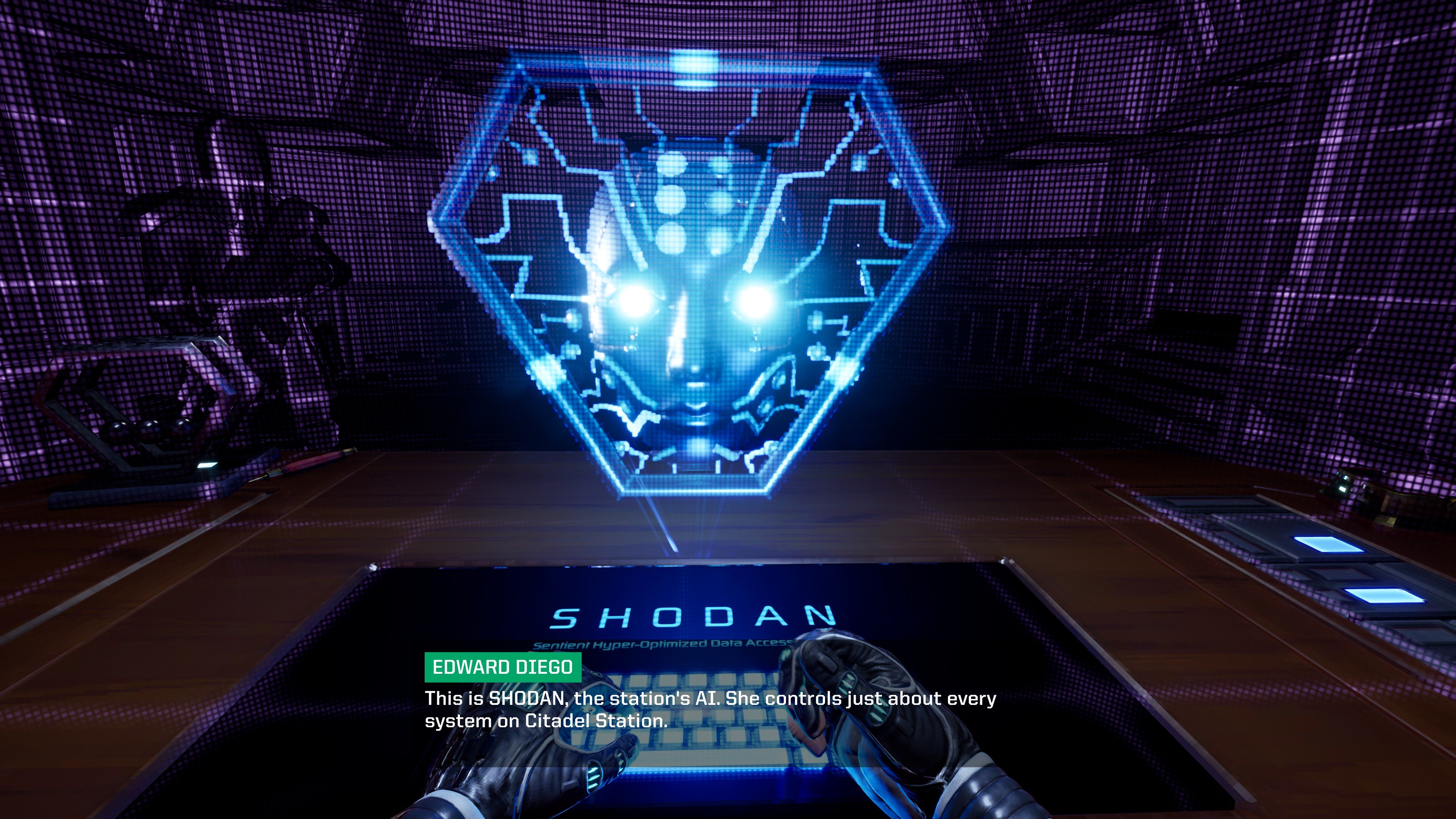 Хакер нарушает этические ограничения SHODAN в ремейке System Shock.