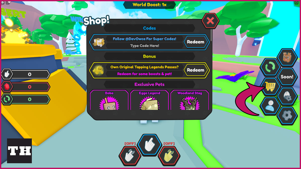 Коды Tapping Legends X - ноябрь 2023 [Рабочие] how to redeem a code in tapping legends