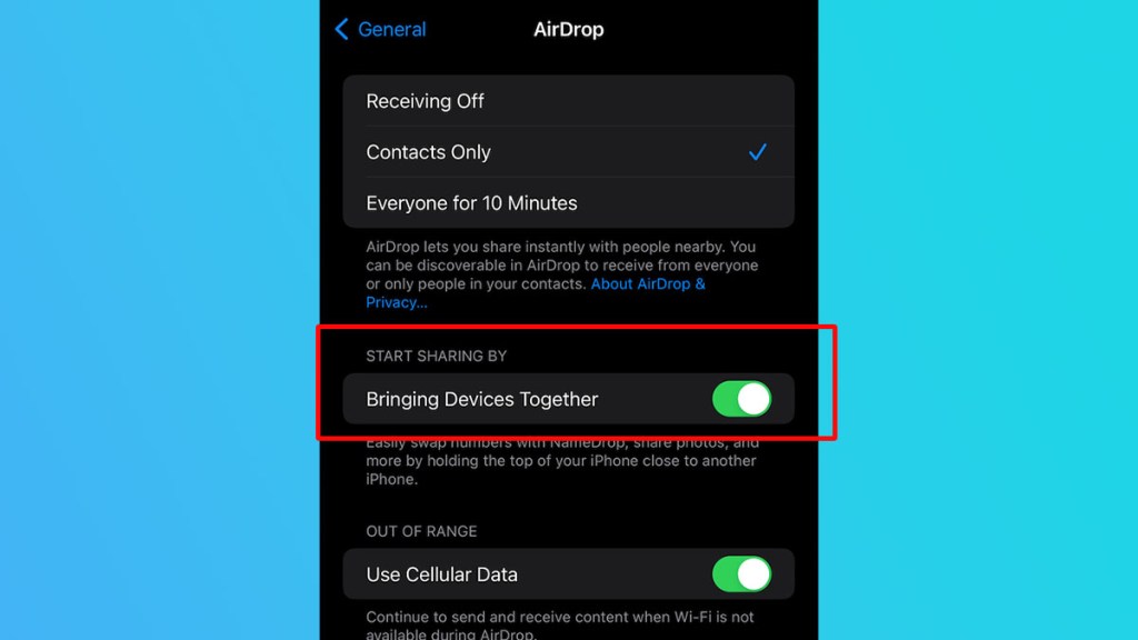 Как отключить NameDrop на iPhone