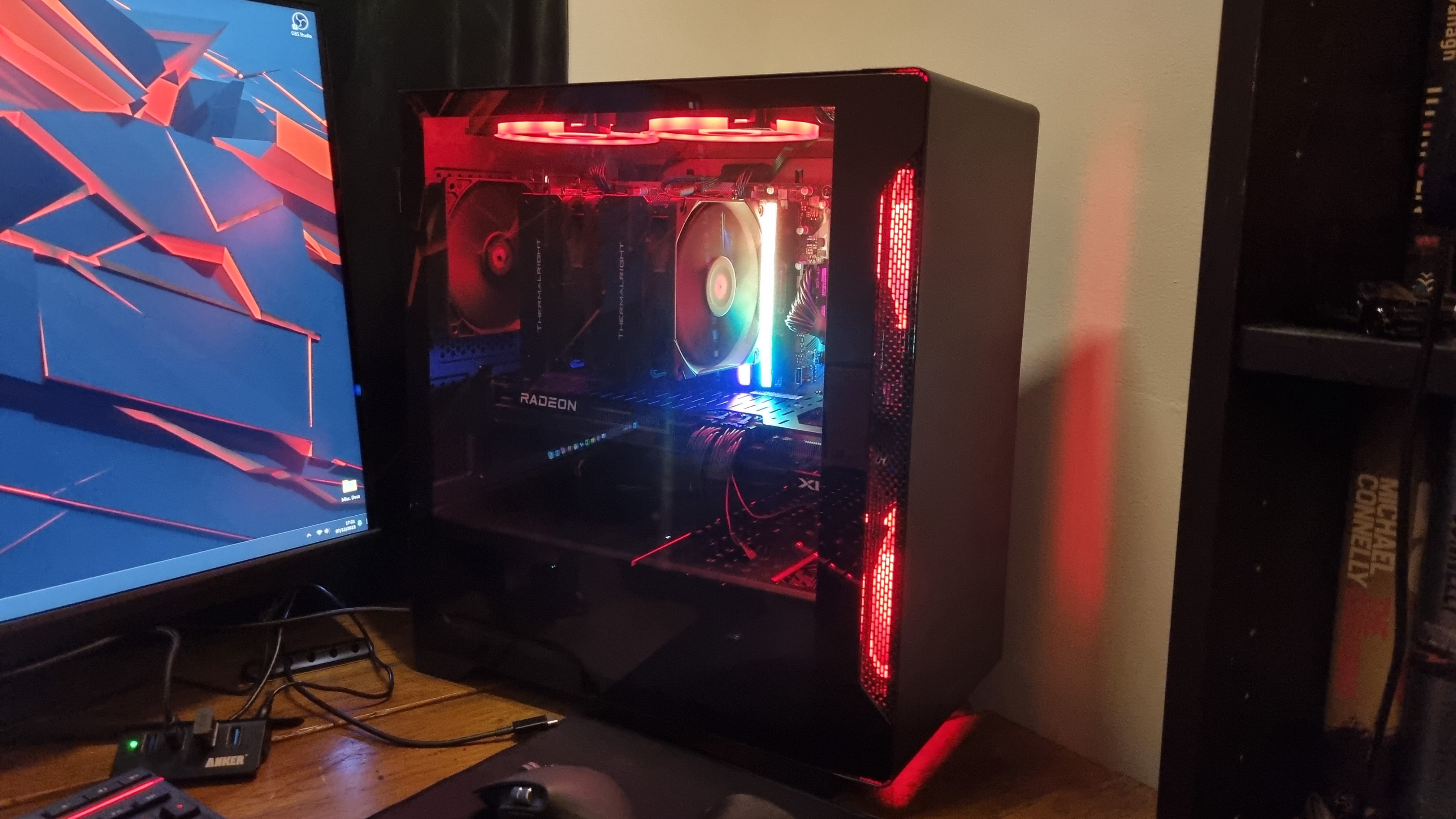 RX 7800 XT в системе
