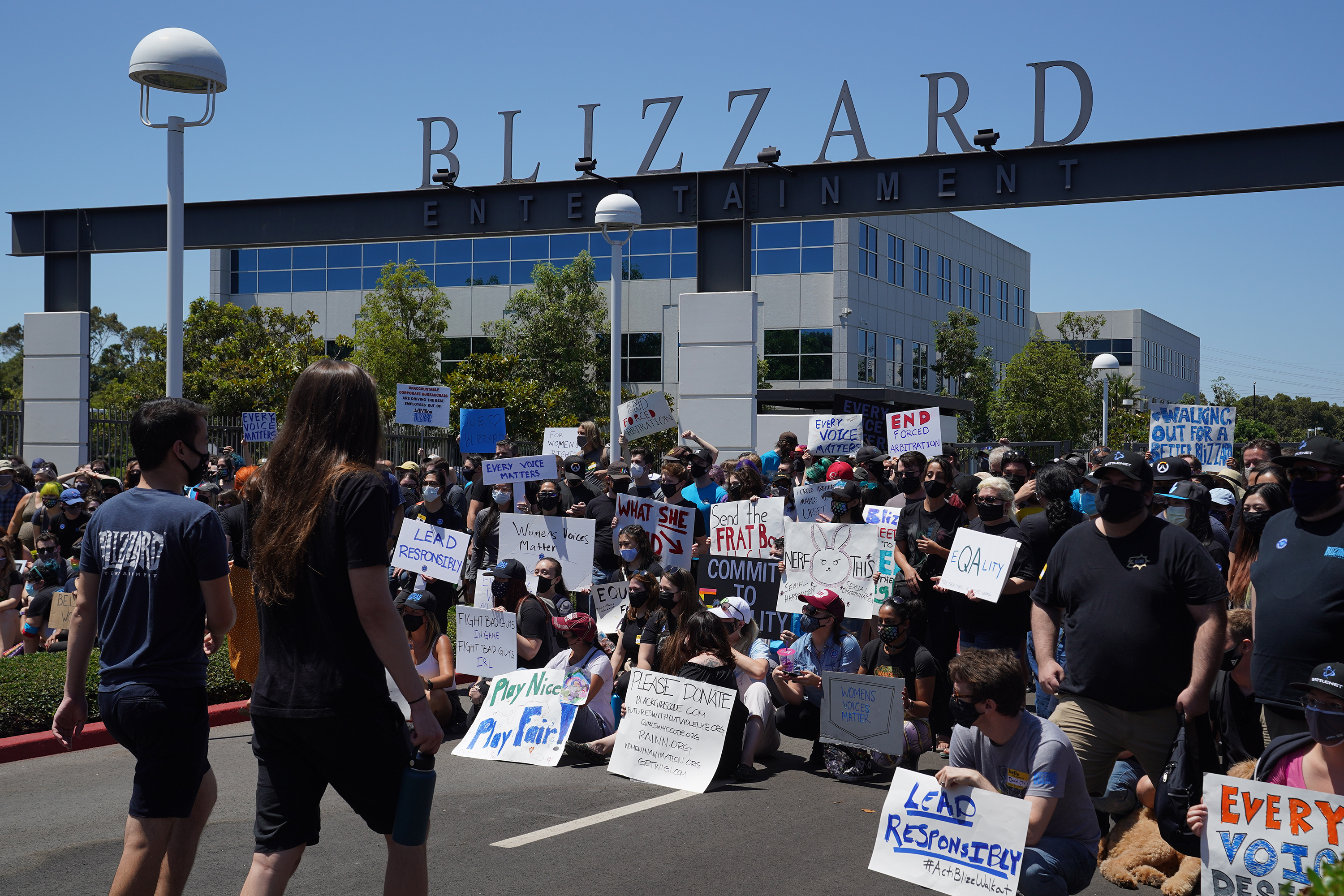 Протест у Activision Blizzard