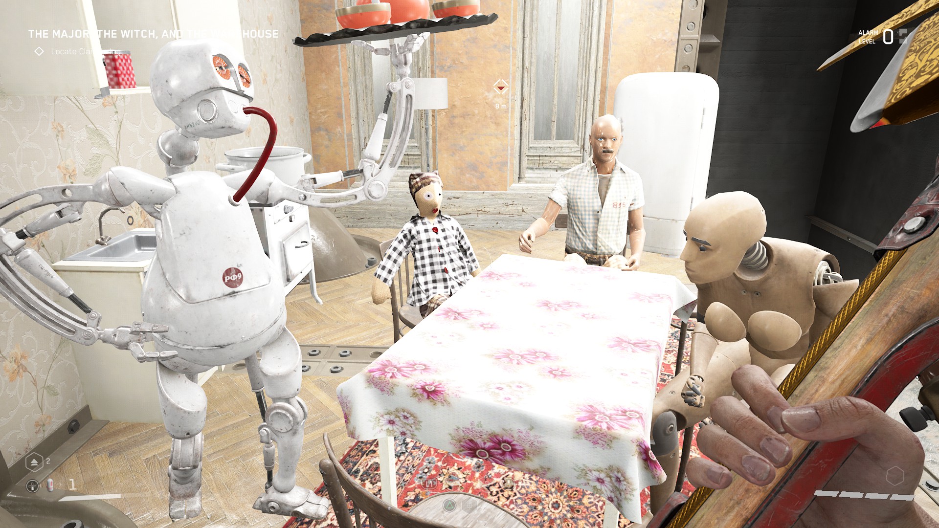 Домашняя диорама андроида в Atomic Heart.