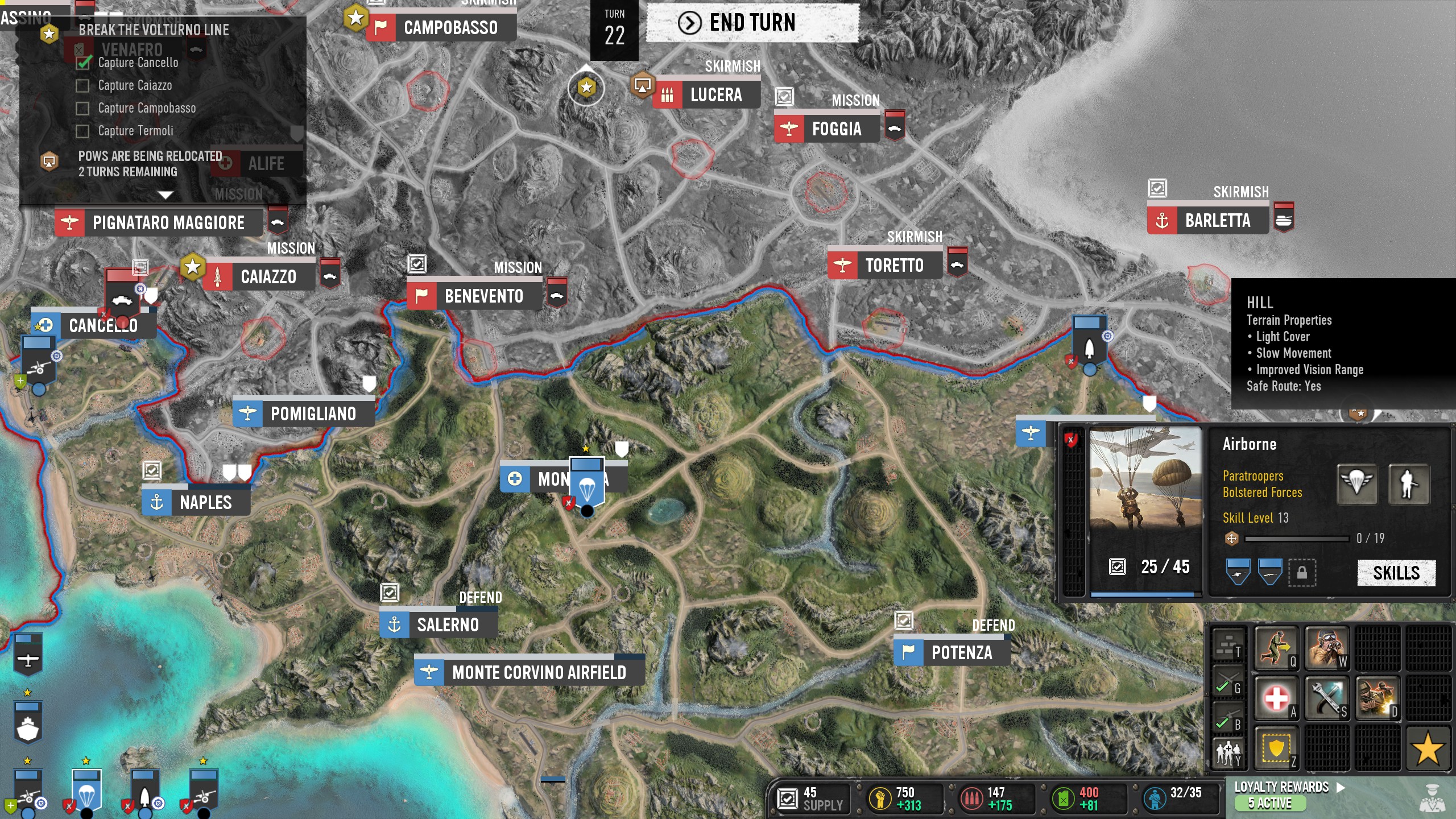 Карта кампании Company of Heroes 3