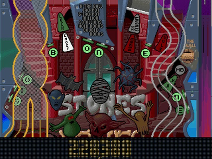 Стол Stones 'N' Bones от Pinball Fantasies.