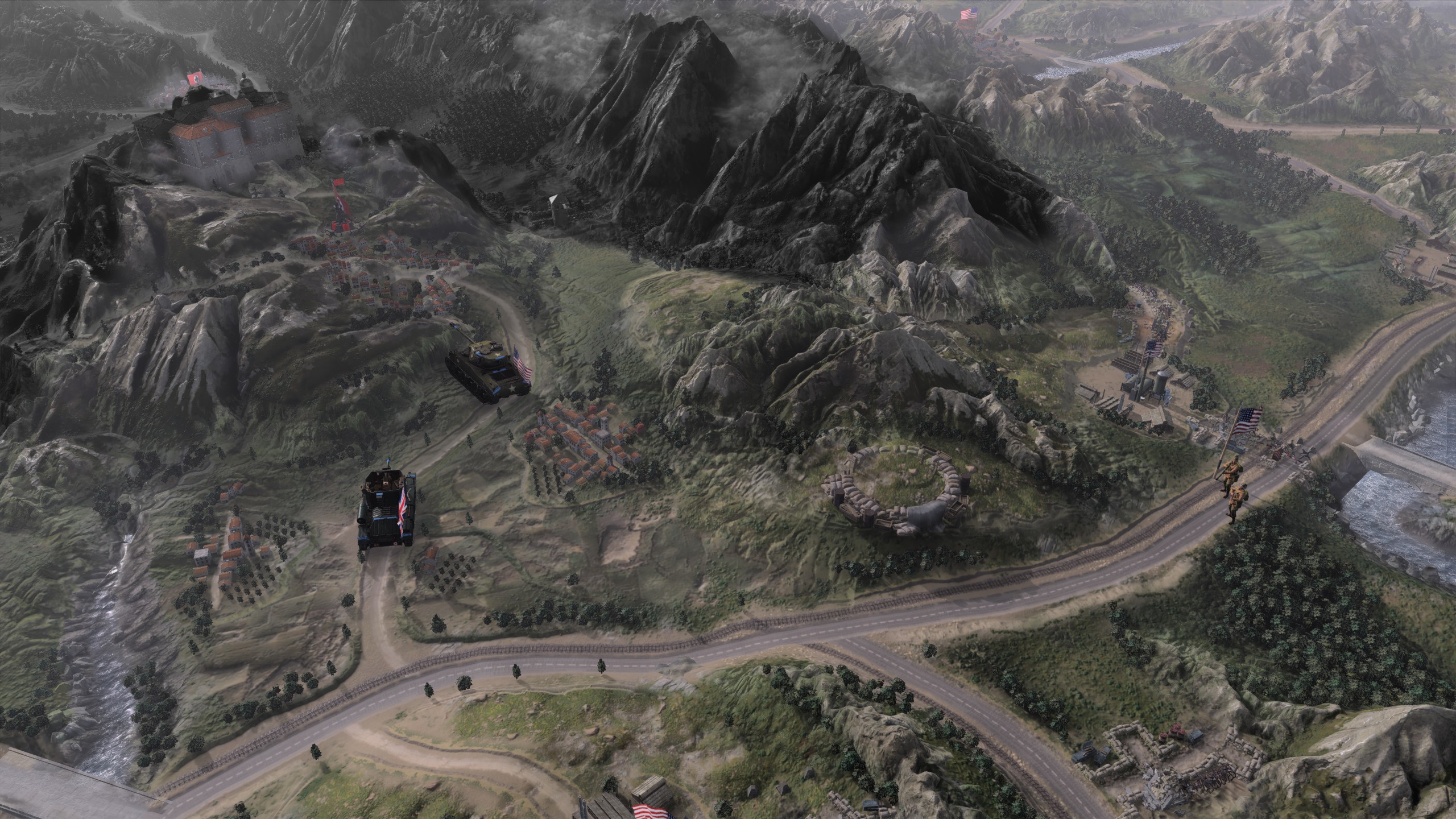 Карта кампании Company of Heroes 3