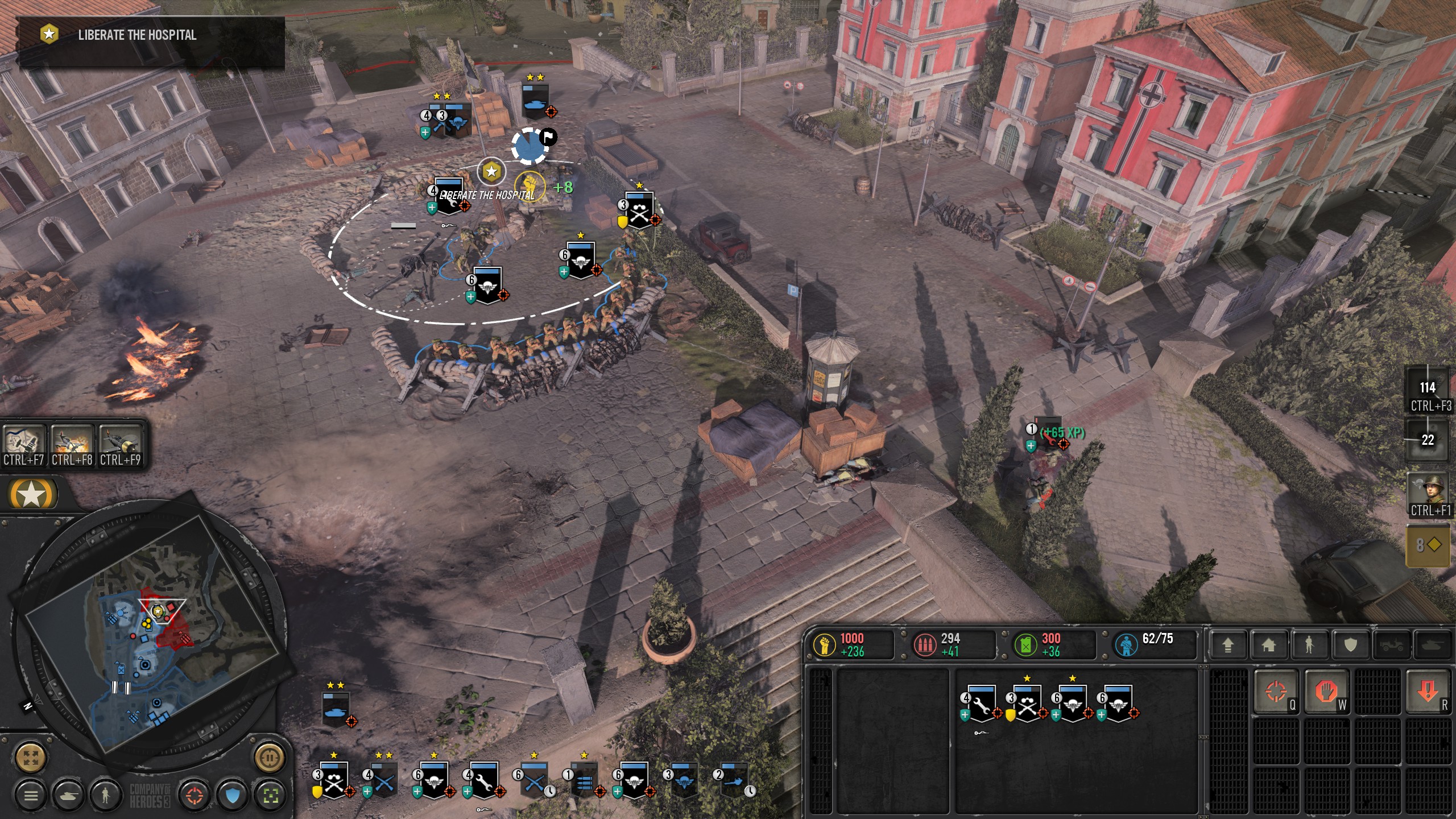 Защита точки в Company of Heroes 3