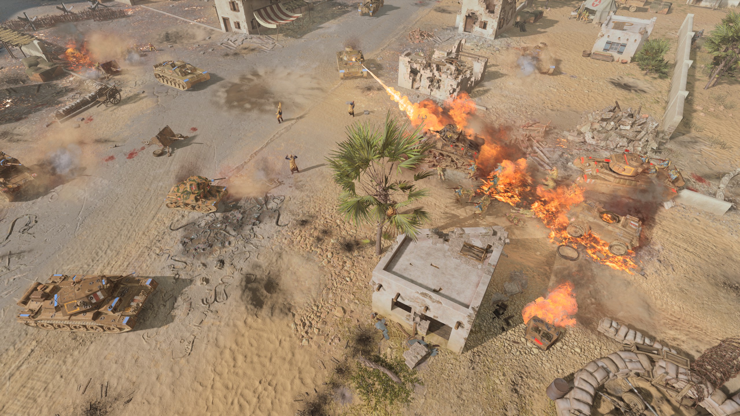 Бой Company of Heroes 3 в североафриканской деревне