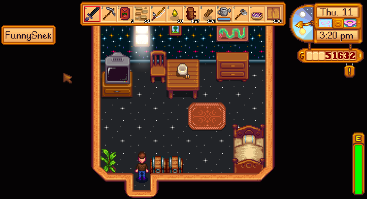Моды для Stardew Valley - Владелец хижины отображается