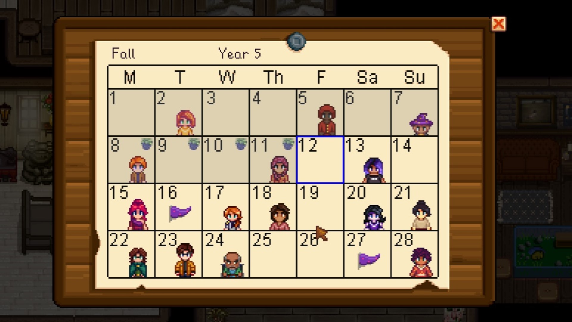 Моды для Stardew Valley - Добавить ягодные сезоны в календарь