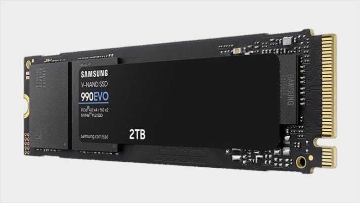SSD 990 Evo от Samsung поддерживает PCIe 4.0 x4 и 5.0 x2, и я надеюсь, что это первое из многих гибридных решений. wdzcuibfbdc8d6dpgzr45 1200 80